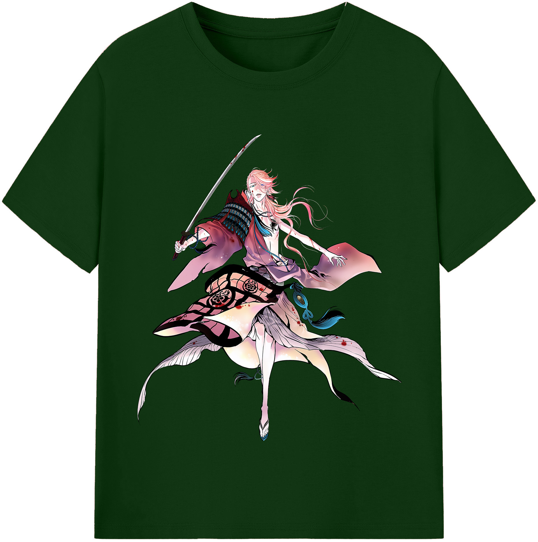 （画像用） 刀剣乱舞 Touken Ranbu 綿100％半袖Tシャツ（フロントプリント）